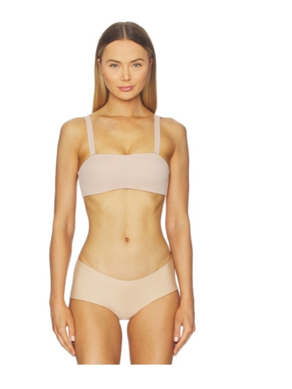 Calvin Klein Women's Perfectly Fit Strapless Bandeau Bra - Brown - S